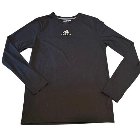 Adidas Women’s Long Sleeve Performance Tee – Black - Picture 2 of 3